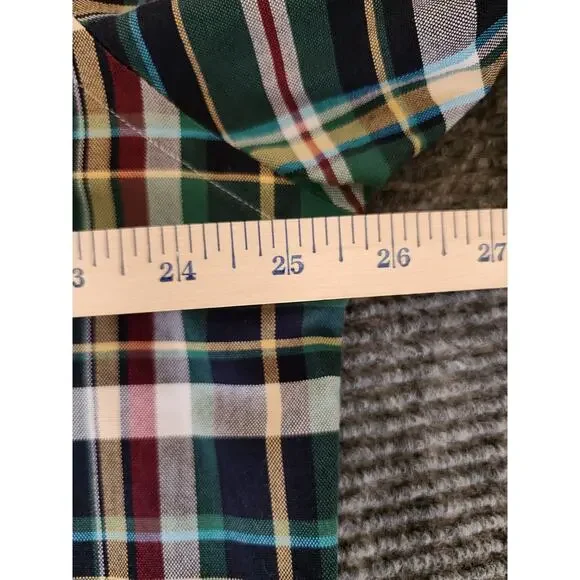 Ralph Lauren Classic Fit Mens XL Multicolor Plaid Long Sleeve Button Down Preppy - Picture 10 of 11